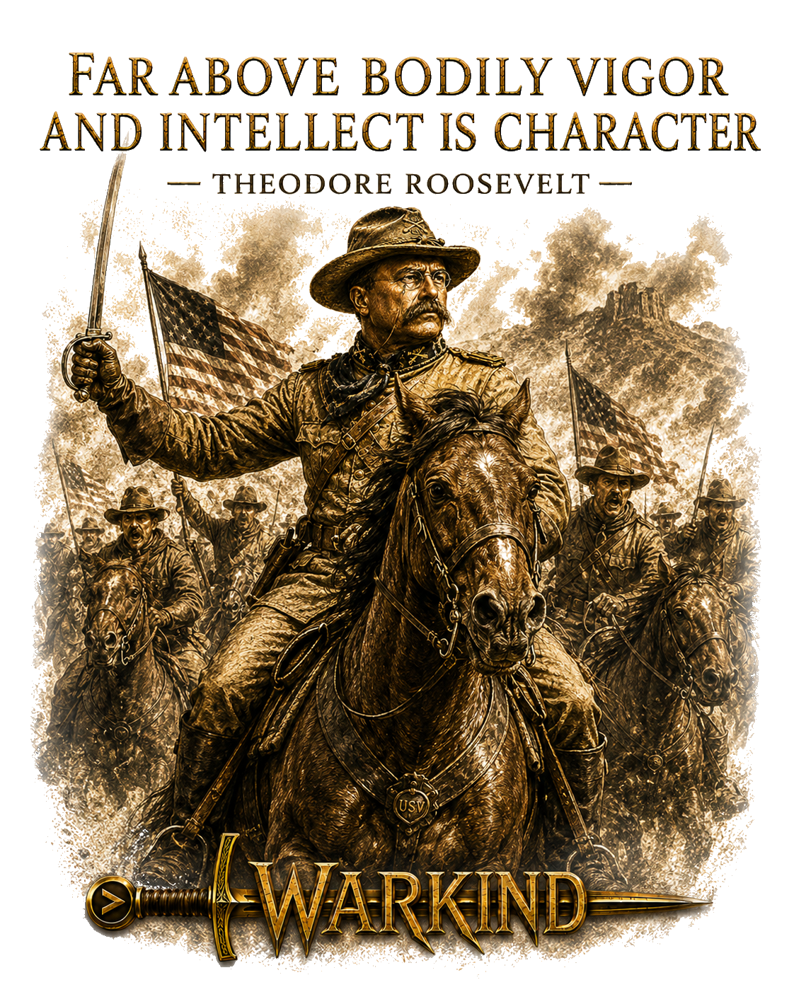 Theodore Roosevelt back artwork