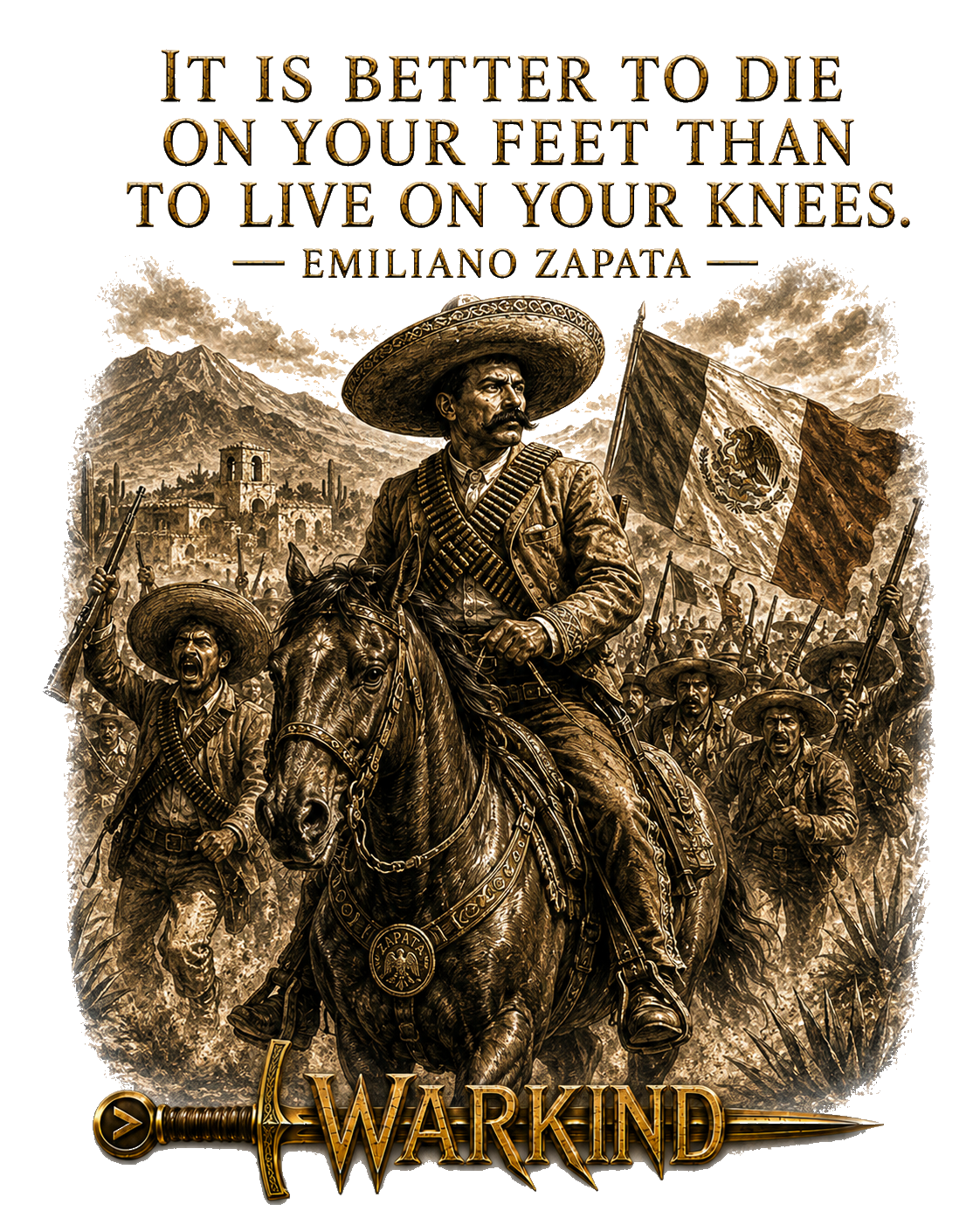 Emiliano Zapata back artwork